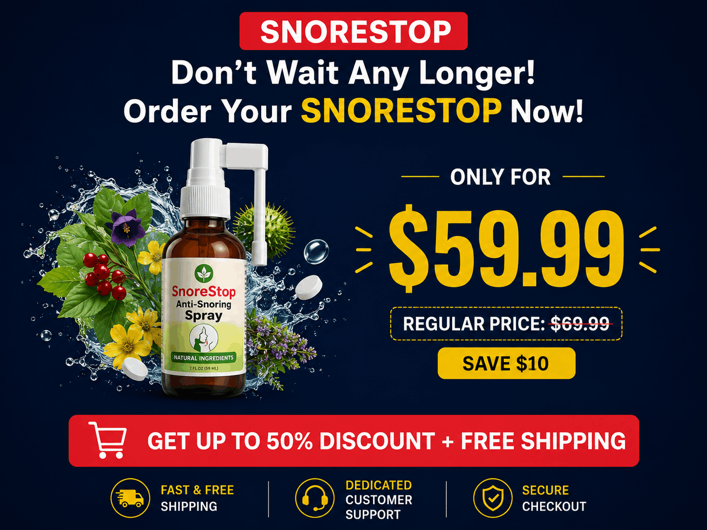 SnoreStop Spray product image